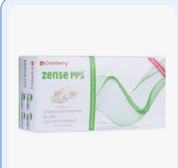 GUANTES LATEX ZENSE NATURAL CRANBERRY