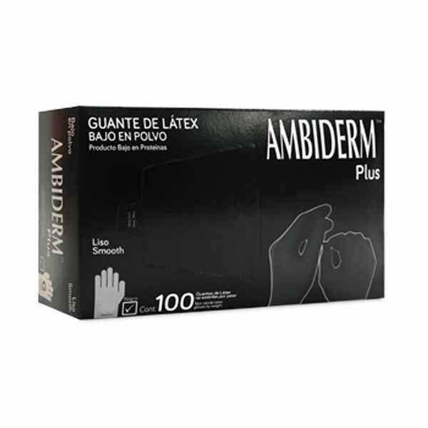 GUANTES AMBIDERM NEGROS
