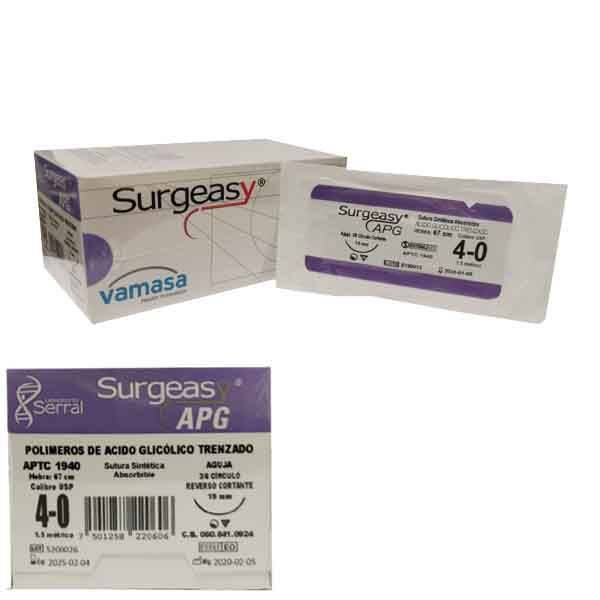 SUTURA 4-0 CAJA CON 12