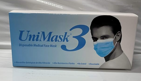 CUBREBOCAS UNIMASK 3 AZUL