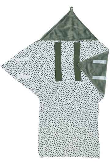 Badcape Fleece Cheetah Forest Green