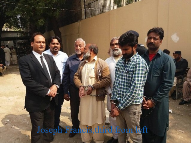 Joseph Francis third from left