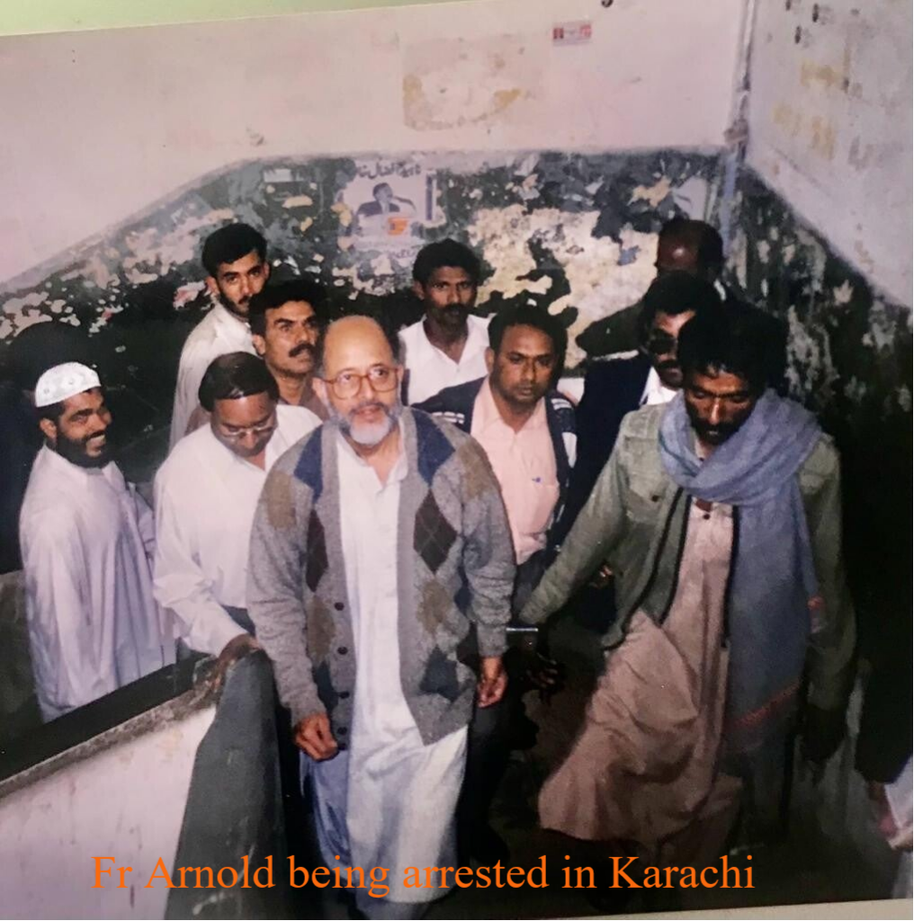 FR Arnold's arrest in Karachi