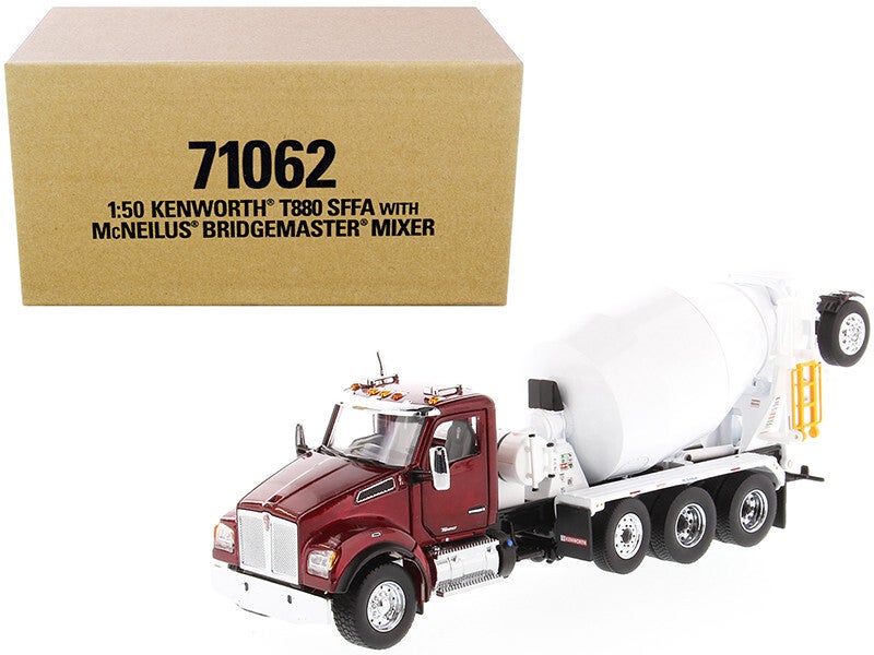 Kenworth T880 SFFA W/ McNeilus Bridgemaster Mixer 1/50 Scale Diecast 71062