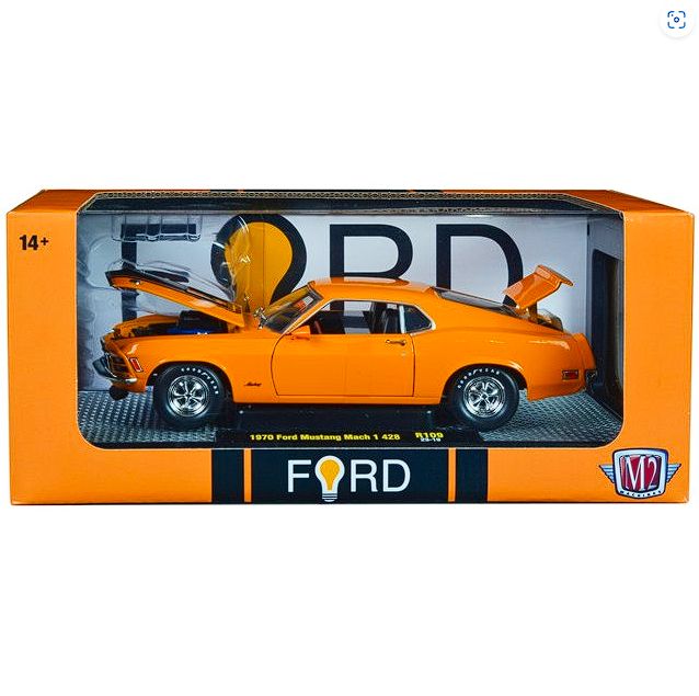 1970 Ford Mustang Mach 1 428 1/24 Scale Diecast Model 40300-109 A
