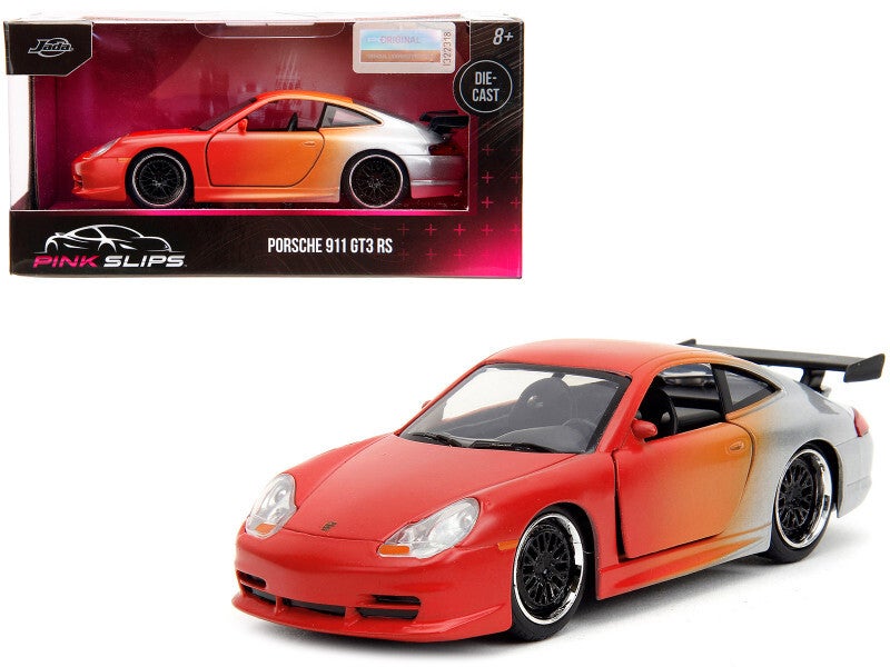 Jada 1/32 Porsche 911 GT3 RS Orange & Silver Die cast 34663