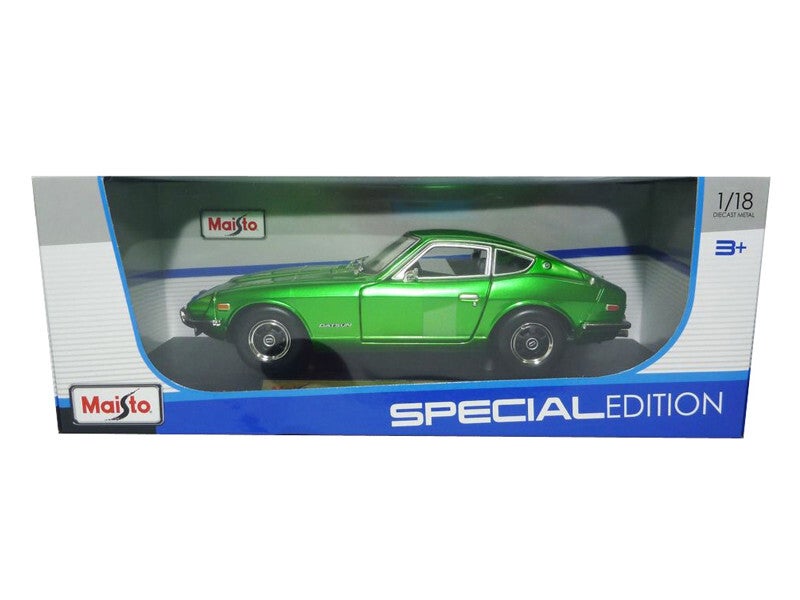 1971 Datsun 240Z Green 1:18 Scale Die cast Model Car by Maisto - Vintage Sports Vehicle Collectible 31170