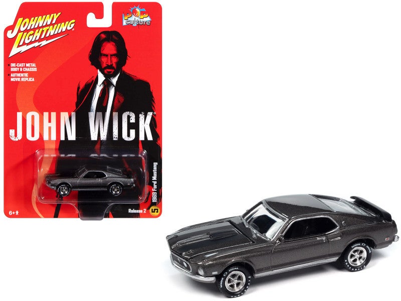 1969 Ford Mustang Mach I John Wick 1/64 Scale Diecast Model JLPC015-JLSP397