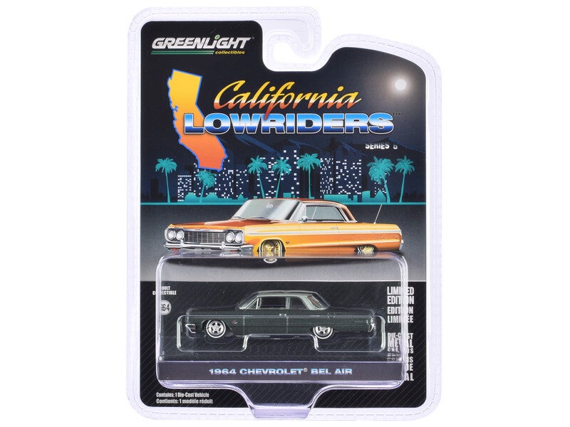 1976 Cadillac Eldorado Convertible Black 1/64 Die cast Model Car by Greenlight - Limited Edition 63070F