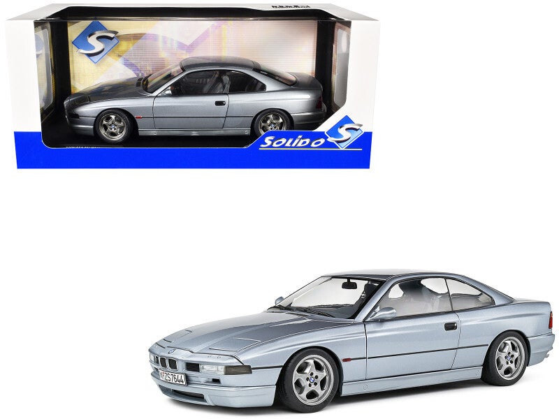 1992 BMW 850 (E31) CSI Artic Silver 1/18 Scale Diecast Model S1807004
