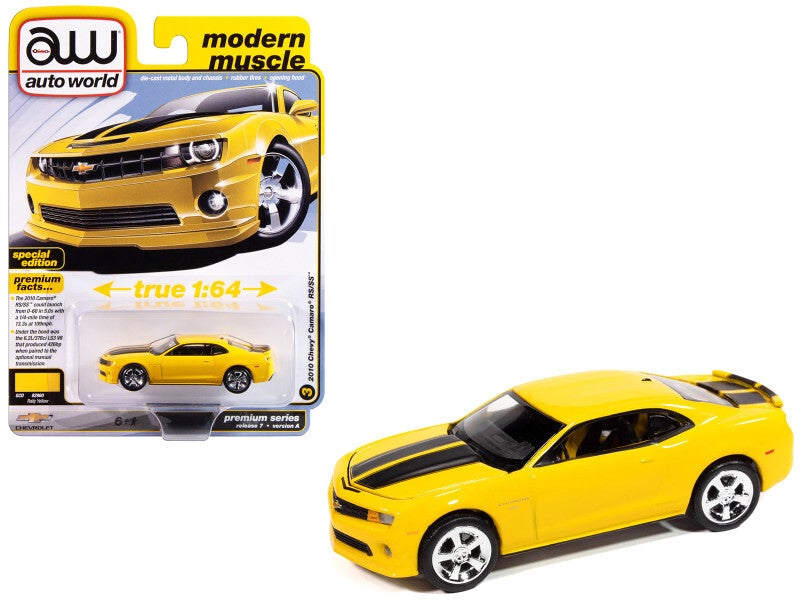 2010 Chevrolet Camaro RS/SS 1/64 Scale Diecast Model 64492-AWSP184A