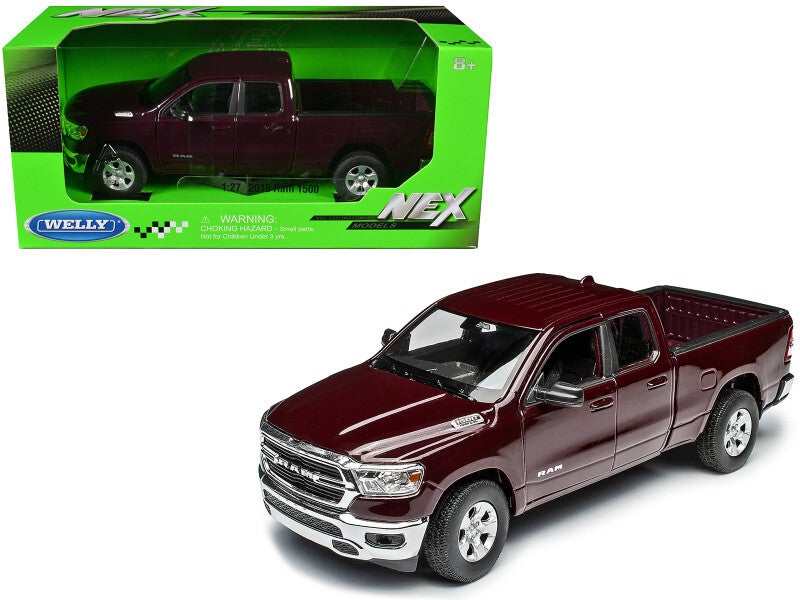 2019 Dodge Ram 1500 Pickup Truck Red 1/27 Scale Diecast Model 24104