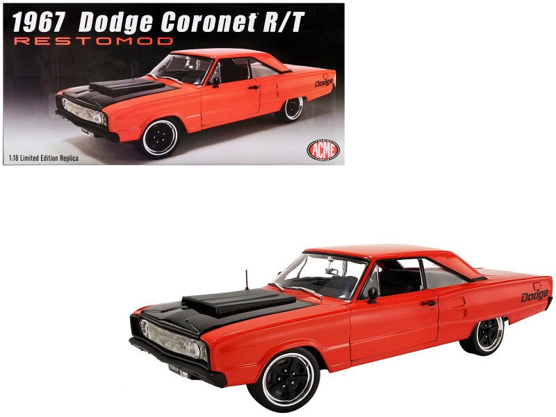 1967 Dodge Coronet R/T Restomod Die cast Model Car - 1:18 Scale Limited Edition by ACME A1806604