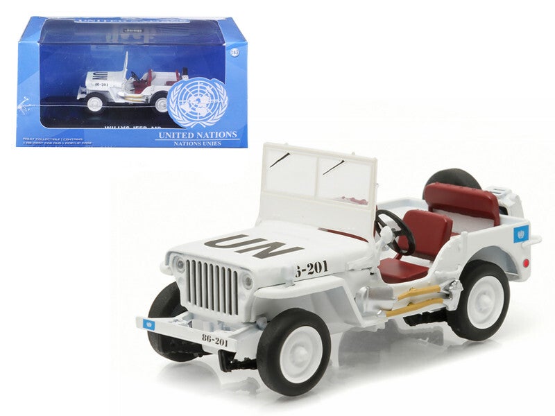 1944 Jeep Willys United Nations 1/43 Scale Diecast Model 86308