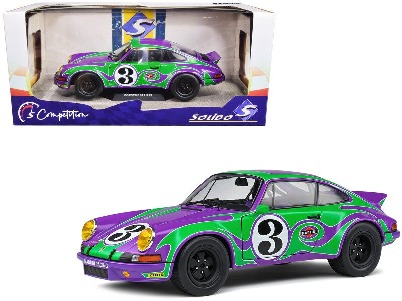 1973 Porsche 911 RSR #3 Purple 1:18 Die cast S1801117