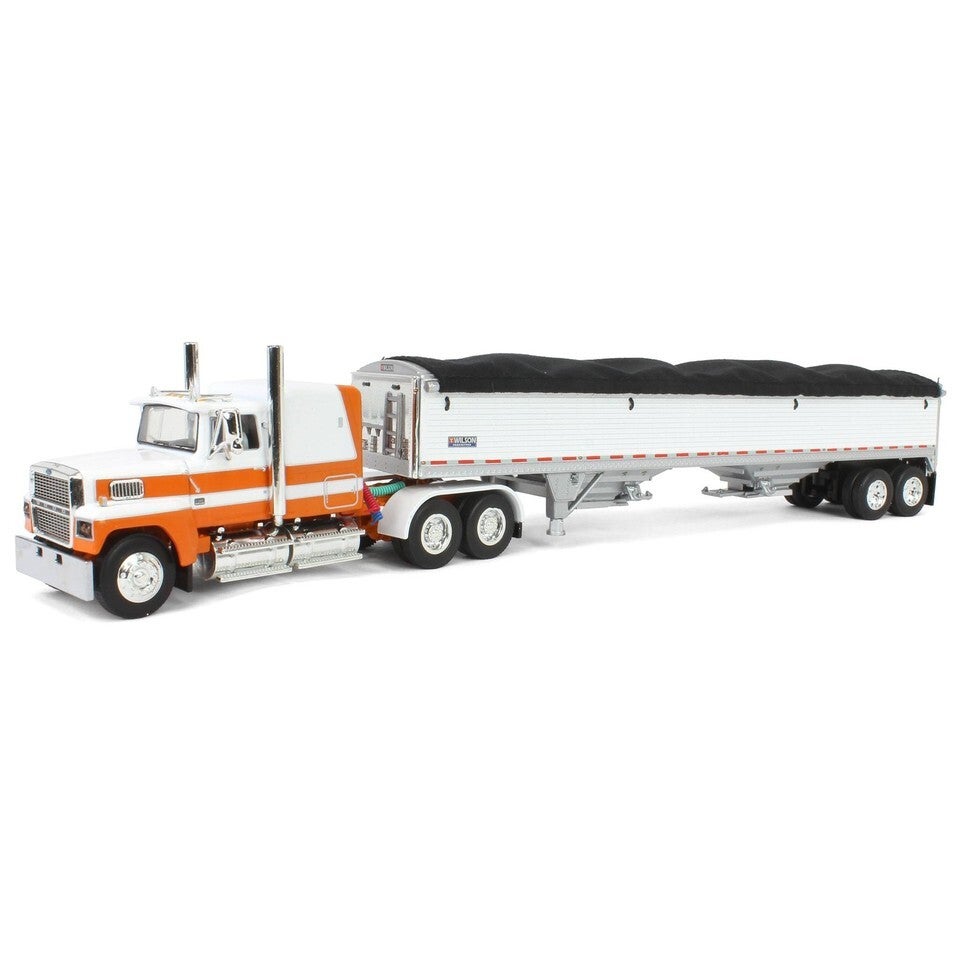 Ford LTL 9000 Sleeper with Grain Trailer - 1/64 Scale Die cast 60-1798