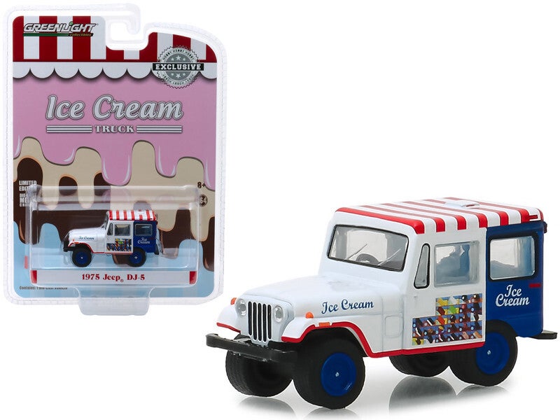 1975 Jeep DJ-5 Ice Cream Truck 1/64 Scale Diecast Model 30005