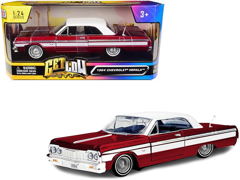 1964 Chevrolet Impala Lowrider Get Low 1/24 Scale Diecast Model 79021