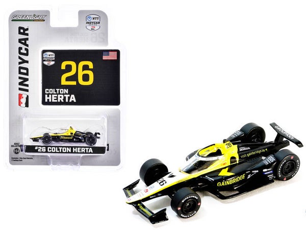 Dallara IndyCar #26 Colton Herta 1/64 Scale Diecast Model 11590