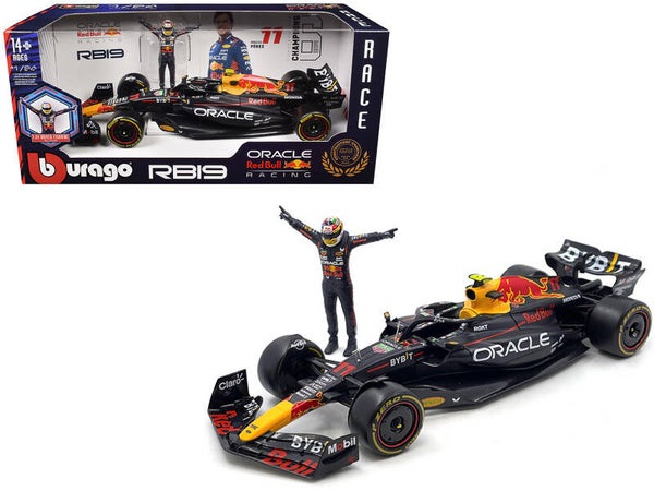 Red Bull RB19 #11 Sergio Perez F1 W/Figurine 1/24 Scale Diecast 28036SP