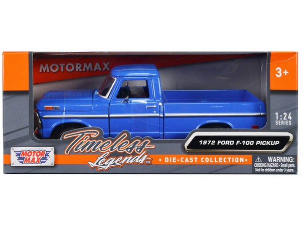 1972 Ford F-100 Pickup Truck 1/24 Scale Diecast Model 79384