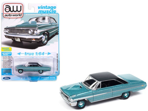 1964 Ford Galaxie 500 XL 1/64 Scale Diecast Model 64482-AWSP174B