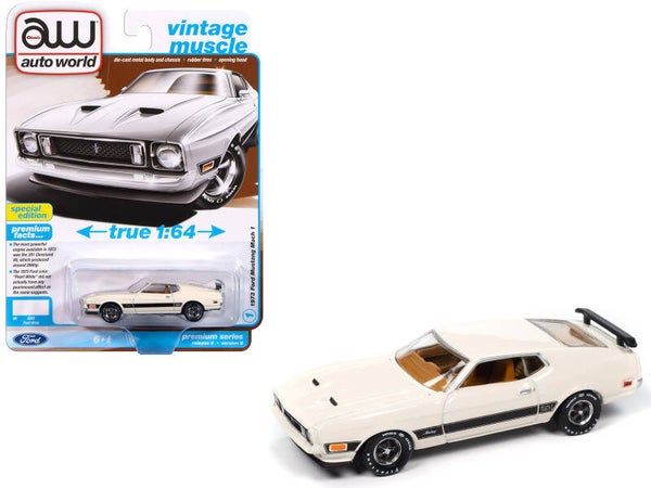 1973 Ford Mustang Mach 1 1/64 Scale Diecast Model 64482-AWSP173B