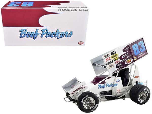Winged Sprint Car #83 Danny Lasoski 1/18 Scale Diecast A1809533