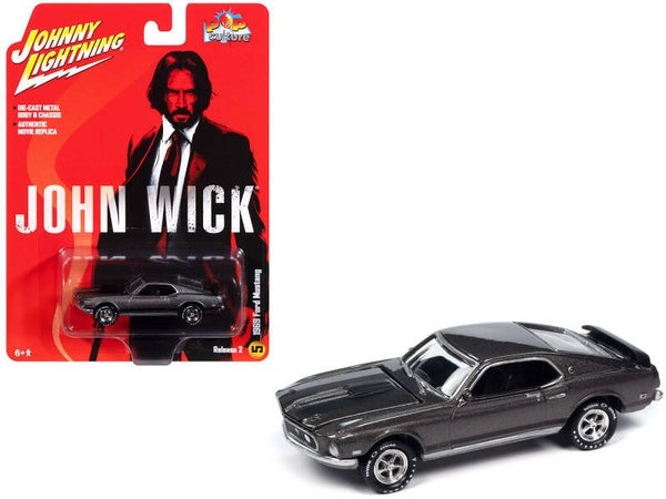 1969 Ford Mustang Mach I John Wick 1/64 Scale Diecast Model JLPC015-JLSP397