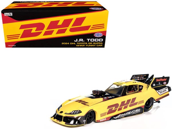 Toyota GR Supra Funny Car JR Todd 1/24 Scale Diecast Model AWN025