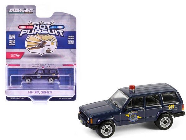 2001 Jeep Cherokee Michigan State Police 1/64 Diecast Model 43040E