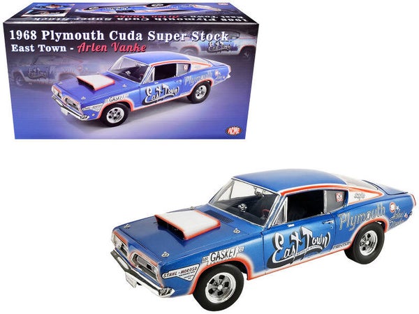 1968 Plymouth Hemi Barracuda Super Stock 1/18 Scale Diecast A1806133