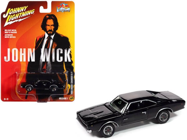 1968 Dodge Charger R/T John Wick 1/64 Scale Diecast Model JLPC016-JLSP413
