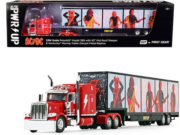 Peterbilt 389 W/Kentucky Moving Trailer 1/64 Scale Diecast Model 69-1063