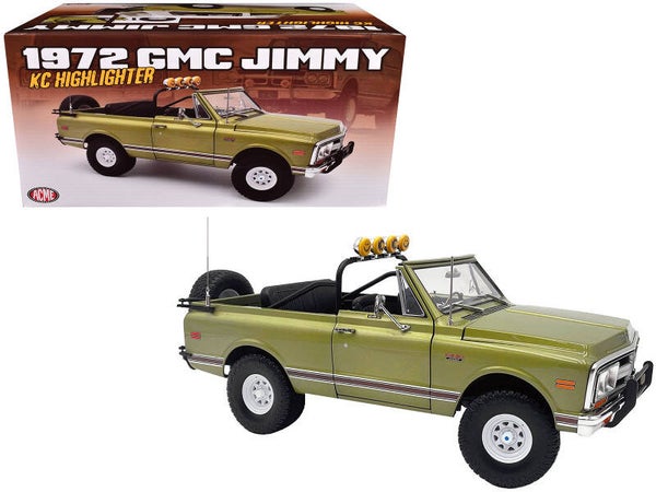 1972 GMC Jimmy KC Highlighter Olive 1:18 Scale Die cast Model Truck by ACME Limited Edition A1807714
