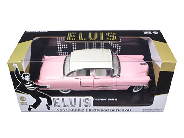 1955 Pink Cadillac Fleetwood Series 60 Elvis Presley 1:18 Scale Die cast Model by Greenlight 12950