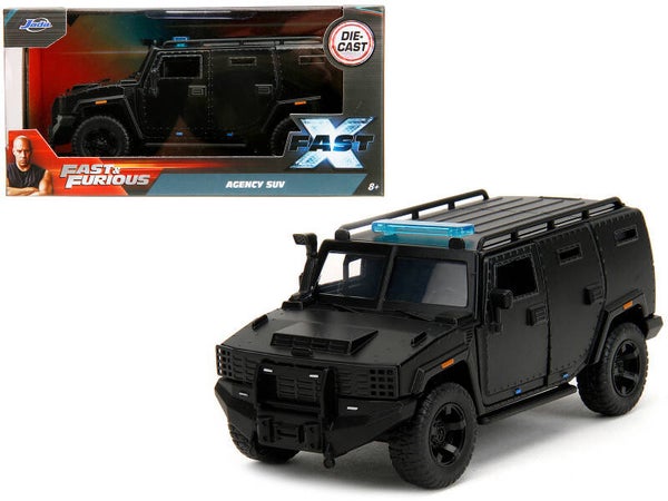 Agency SUV Matt Black 1/32 Scale Diecast Model 34449