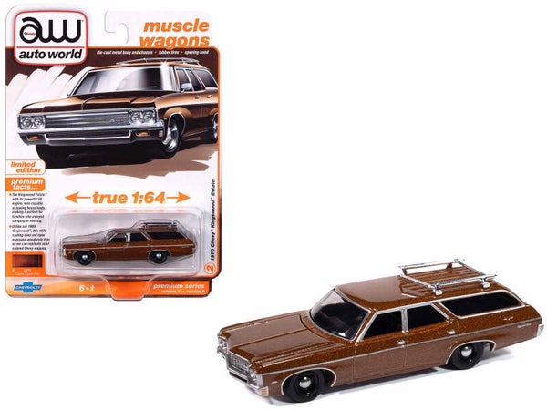1970 Chevrolet Kingswood Estate Wagon 1/64 Scale Diecast Model 64452-AWSP177A