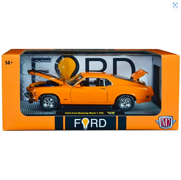 1970 Ford Mustang Mach 1 428 1/24 Scale Diecast Model 40300-109 A