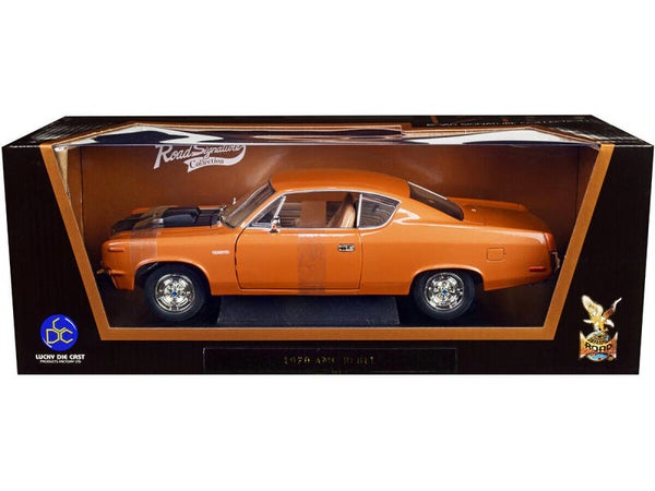 1970 AMC Rebel Brown Metallic 1:18 Scale Die cast Model Car by Road Signature - Vintage Collectible 92778