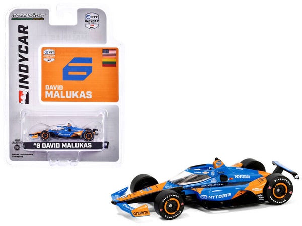 Dallara IndyCar #6 David Malukas 1/64 Scale Diecast Model 11593