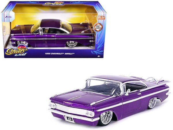 1959 Chevrolet Impala Lowrider W/Dub Wheels 1/24 Scale Diecast 34756