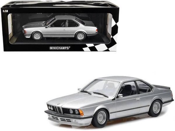 1982 BMW 635 CSI Silver Metallic 1/18 Scale Diecast Model 155028107