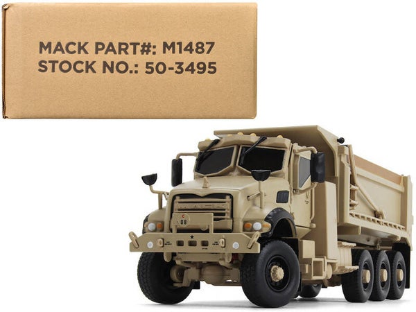 Mack Defense M917A3 Dump Truck 1/50 Scale Diecast 50-3495