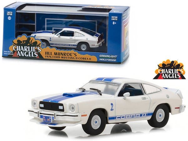 1976 Ford Mustang Cobra II White 1/43 Scale Diecast Model 86516