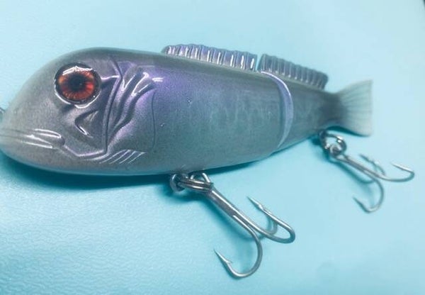 Blue and Gray Swimbait