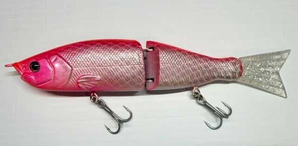 Pink Swimbait with Scales