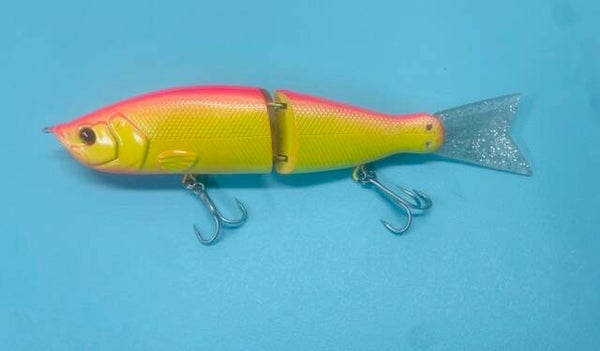 Yellow and Pink Swimbait