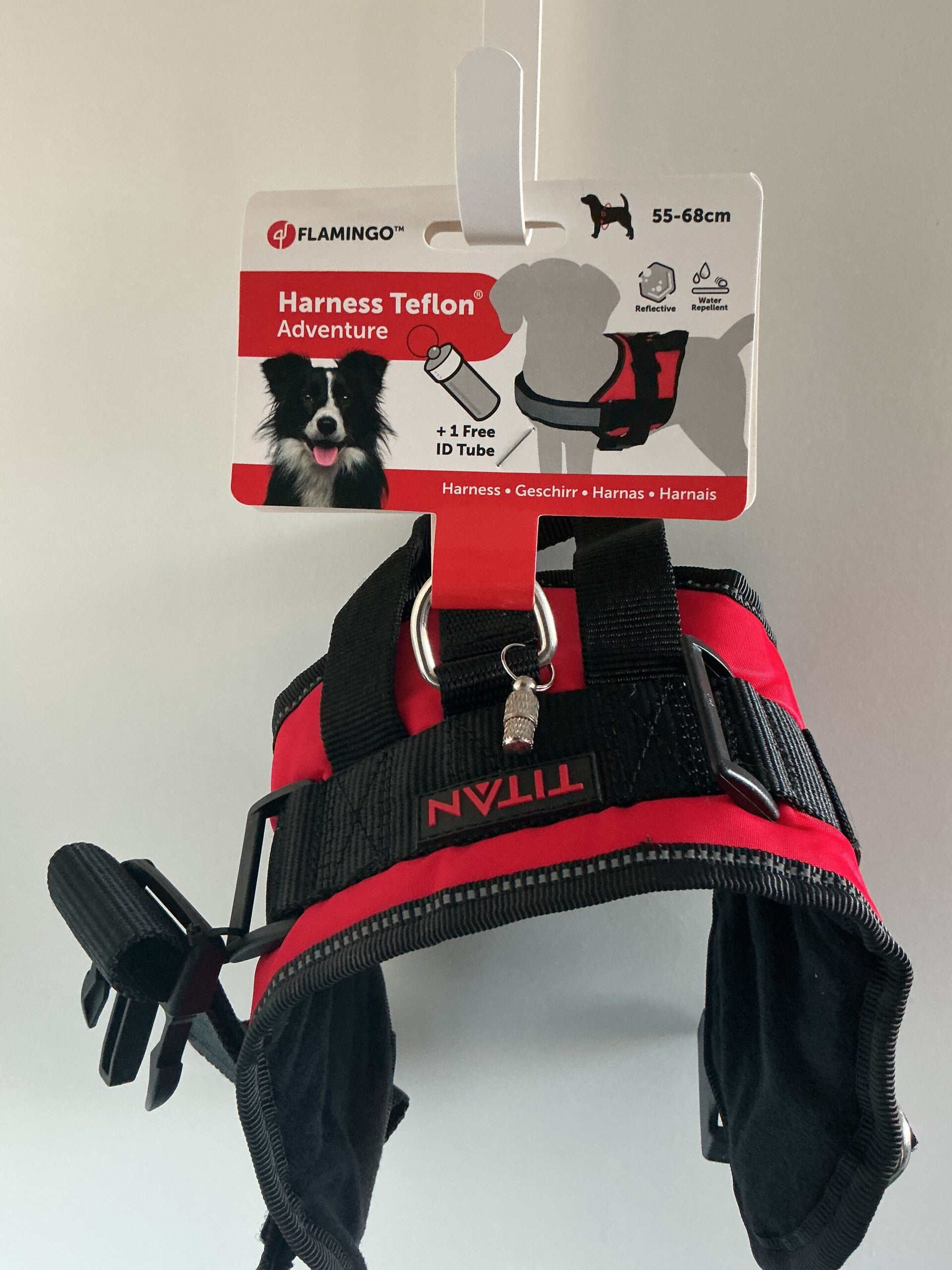 Harnas Titan Rood: Medium