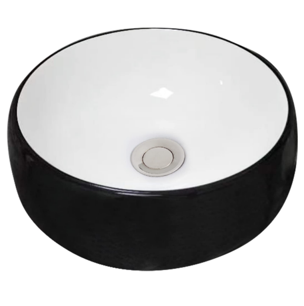 Modern round porcelain sink